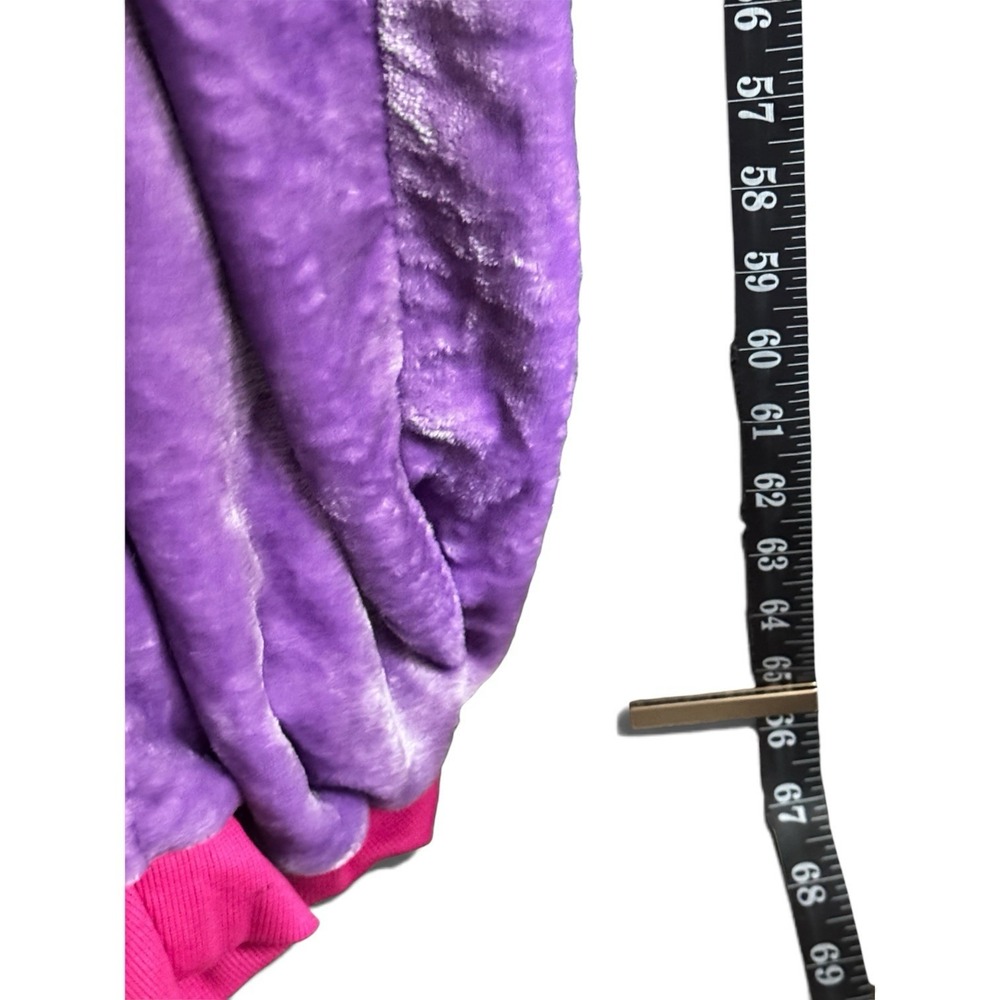 Purple Unicorn Jumper Adult M Kigurumi Hooded Costume Pajamas Cosplay Halloween - Picture 7 of 13